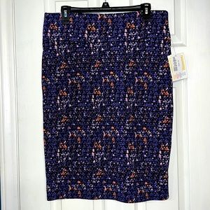 Lularoe Cassie Purple/Orange Skirt- Size XL- NWT